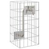 vidaXL Robinet Gabion Argintiu 26 x 25 x 50 cm Oţel inoxidabil