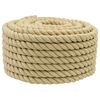 vidaXL Sfoară de Barcă 18 mm 25 m natural