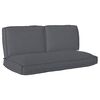 vidaXL Set de perne Material Oxford Antracit 120 x 60 x 52 cm