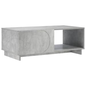 vidaXL Masă de cafea Gri Beton 95 x 50,5 x 35 cm Lemn prelucrat