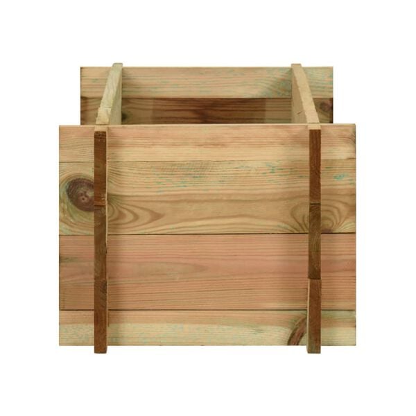 vidaXL Strat &icirc;nălțat legume grădină, 80 cm, lemn de pin tratat