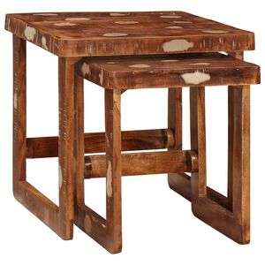 vidaXL Mese &icirc;n cuiburi 2 buc. Maro 46 x 46 x 45 cm