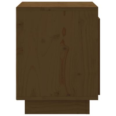 vidaXL Noptiere, 2 buc, maro miere, 40x30x40 cm, lemn masiv de pin