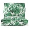 vidaXL Set de perne pentru palet Floral 2 pcs Model Frunză Verde