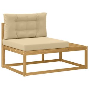 vidaXL Canapea de exterior cu pernă Alb 115 x 83 x 73 cm Poliester