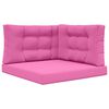 vidaXL Perna pentru canapea de exterior Poliester Roz 80 x 80 cm