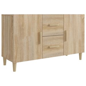 vidaXL Servantă, stejar sonoma, 100x36x60 cm, lemn compozit