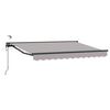 vidaXL Cort electric retractabil Gri deschis și antracit 3,5 x 2,5 m