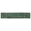 vidaXL Paravan de balcon, frunze verde &icirc;nchis, 400x75 cm