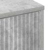 vidaXL Bufet Gri din beton 69,5 x 33 x 82 cm Lemn compozit