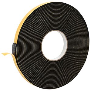 vidaXL Bandă din spumă autoadezivă 10 buc. Negru 20mm x 10m Spumă CR
