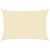 vidaXL P&acirc;nză parasolar, crem, 2 x 2,5 m, 160 g/m&sup2;, HDPE