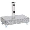 vidaXL Bază pentru umbrelă, gri deschis, 45x25x8,3 cm, granit