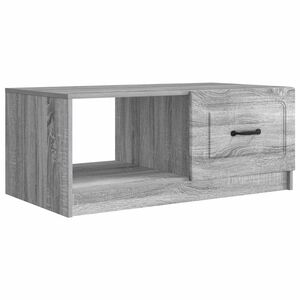 vidaXL Masă de cafea Sonoma gri 90 x 50 x 37 cm Lemn prelucrat