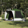 vidaXL Cort de Camping Verde 420 x 420 x 227 cm Poliester