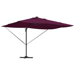 vidaXL Umbrelă de soare 352 x 251 x 265 cm Poliester și Aluminiu