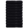 vidaXL Prosop pentru musafiri SOLUND 25 buc. Negru 80 x 200 cm 550 gsm