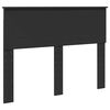 vidaXL Pat cu storage cu headboard Negru 135 x 190 cm Lemn compozit