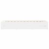 vidaXL Cadru de pat cu sertare, alb, 90x200 cm, lemn prelucrat