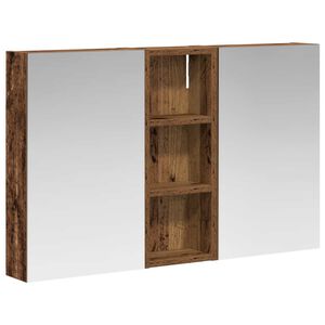 vidaXL Set dulap baie 3 buc. 80 x 10,5 x 50 cm Lemn prelucrat