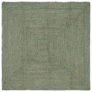 vidaXL Covoare de zonă Dreptunghiular Verde măsliniu 120 x 120 cm Iută