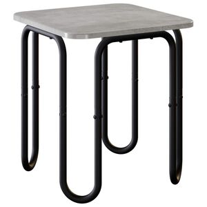 vidaXL Masă de cafea Gri Beton 40 x 40 x 45 cm Lemn prelucrat
