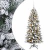 vidaXL Brad de Crăciun artificial cu glob 150 cm 150 LED-uri Alb cald