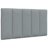 vidaXL Pernă tăblie de pat, Hanko, gri deschis, 80 cm, material textil