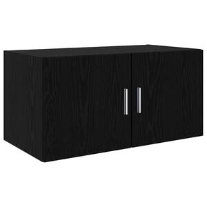 vidaXL Dulap de perete Stejar negru 80 x 42.5 x 40 cm Lemn compozit