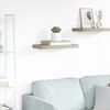 vidaXL Raft de perete suspendat, stejar, 50x23x3,8 cm, MDF