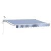 vidaXL Cort electric retractabil Albastru și Alb 3 x 2 m