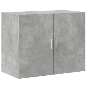 vidaXL Dulap de perete, gri beton, 80x42,5x64 cm, lemn prelucrat