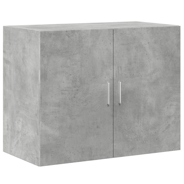 vidaXL Dulap de perete, gri beton, 80x42,5x64 cm, lemn prelucrat