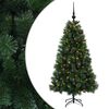 vidaXL Brad de Crăciun artificial cu globuri 120 cm 150 LED-uri