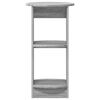 vidaXL Dulap lateral Sonoma gri 40 x 40 x 75 cm Lemn prelucrat