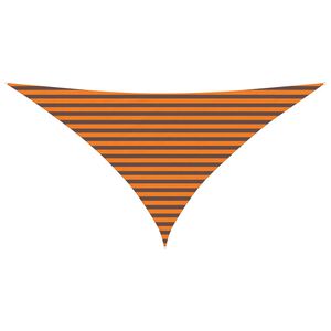 vidaXL P&acirc;nză de umbră Portocalie și maro 3,5 x 3,5 x 4,9 m