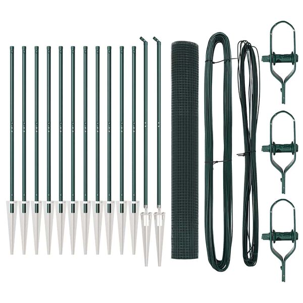 vidaXL St&acirc;lp de gard. Verde