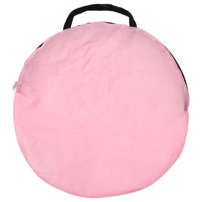 vidaXL Cort de joacă pentru copii, roz, 100x100x127 cm