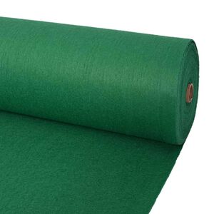 vidaXL Covor Simplu Verde 1,2 x 12 m Poliester