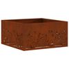 vidaXL Bol de foc Ruginit 60 x 60 x 30 cm Oțel rezistent de intemperii