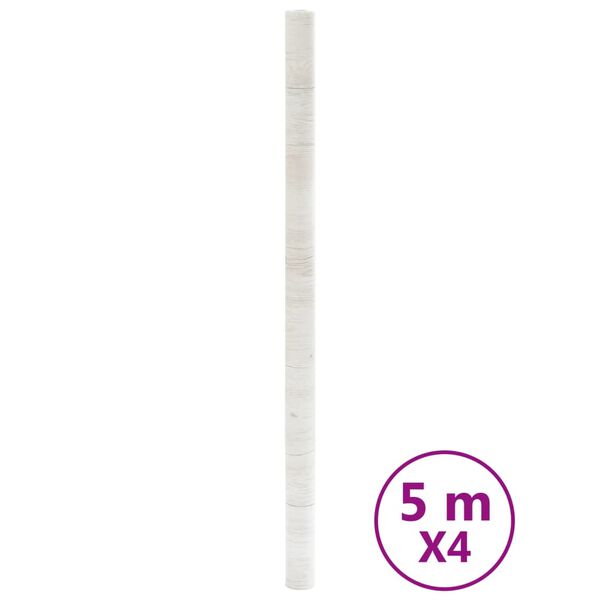 vidaXL Autocolante pentru mobilier aspect lemn autoadeziv 90x500cm PVC