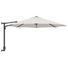 vidaXL Parasol de Grădină Nisipiu 248 x 248 x 148 cm Poliester și oțel