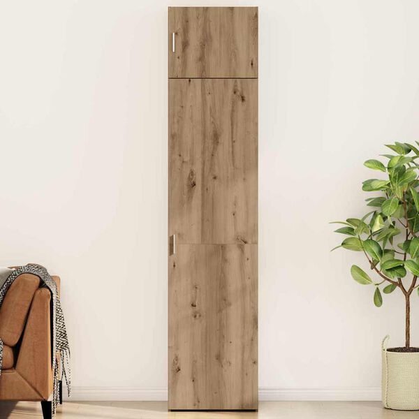 vidaXL Bufet 3 pcs Stejar Artizanal