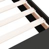 vidaXL Cadru de pat, negru, 75x190 cm, lemn prelucrat