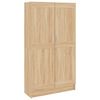 vidaXL Bibliotecă, stejar Sonoma, 82,5x30,5x150 cm, lemn prelucrat