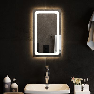 vidaXL Oglindă de baie cu LED, 30x50 cm