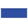 vidaXL Jaluzea tip rulou de exterior, albastru, 400x140 cm, HDPE