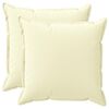 vidaXL Husă pentru pernă 2 buc. HOUTEN Crem 60 x 60 cm Poliester