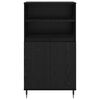 vidaXL Bufet Negru 60 x 36 x 110 cm Lemn compozit