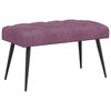 vidaXL Bancă cu butoane capitonate Violet 80 x 40 x 46 cm Catifea